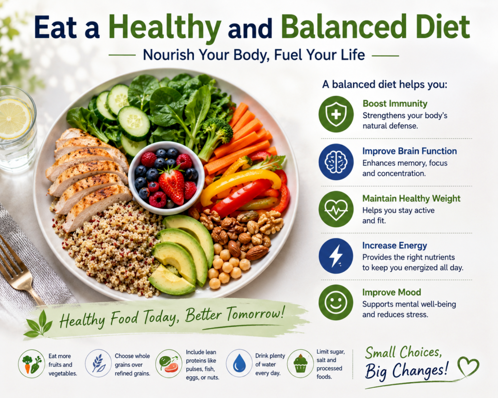 Eat a Healthy and Balanced Diet