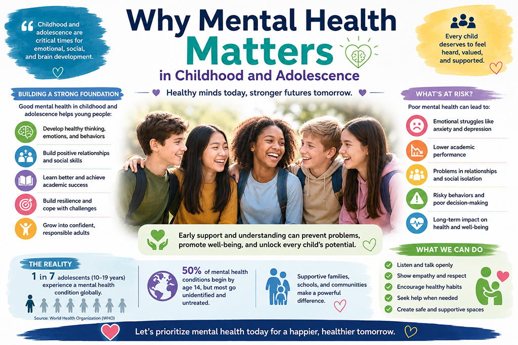 Why Mental Health Matters in Childhood and Adolescence
