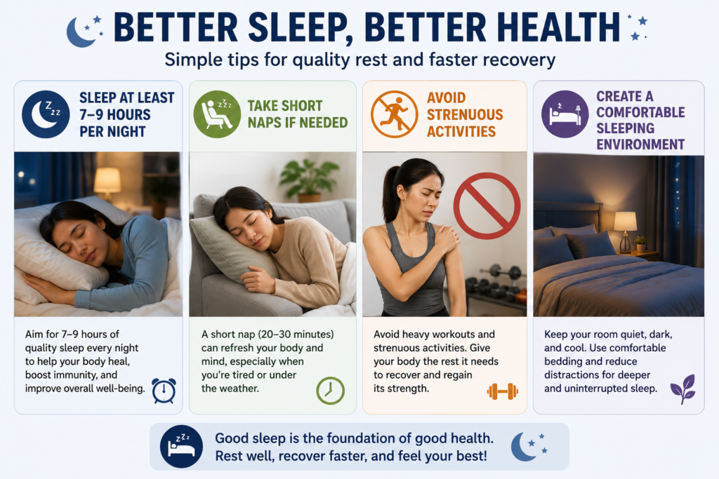 Get Plenty of Rest