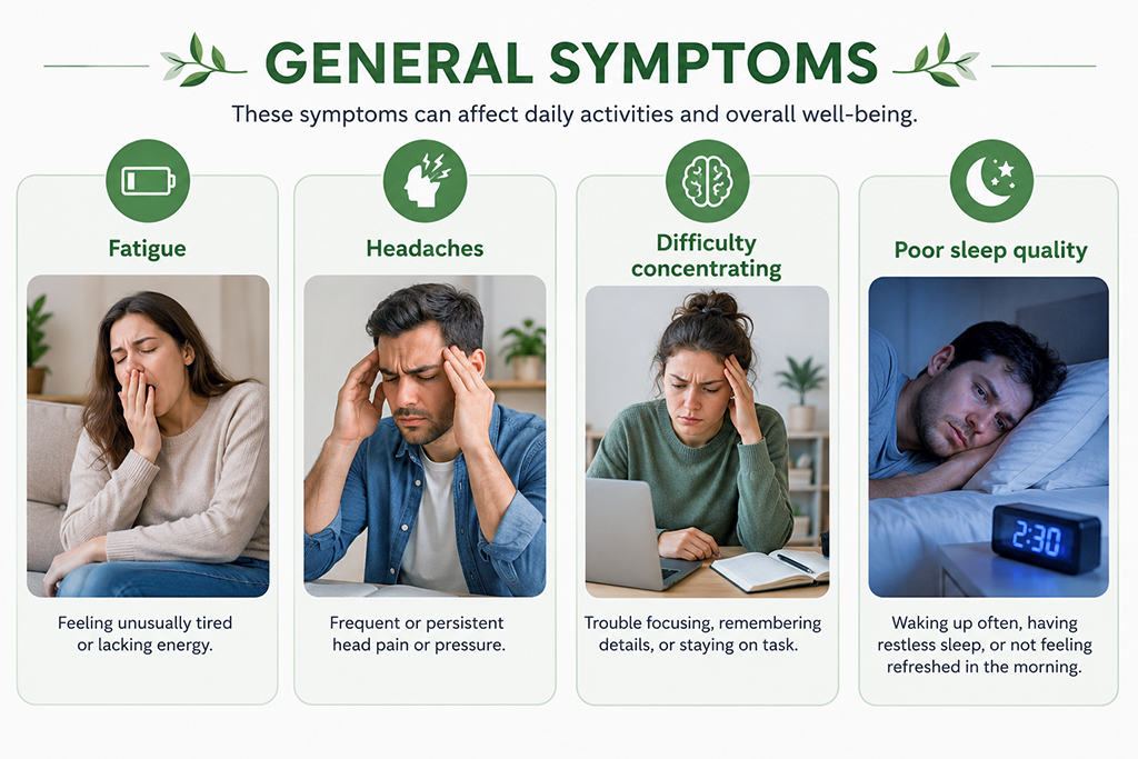 General symptoms