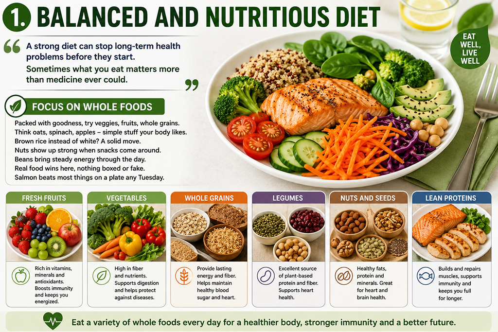 Balanced and nutritious diet