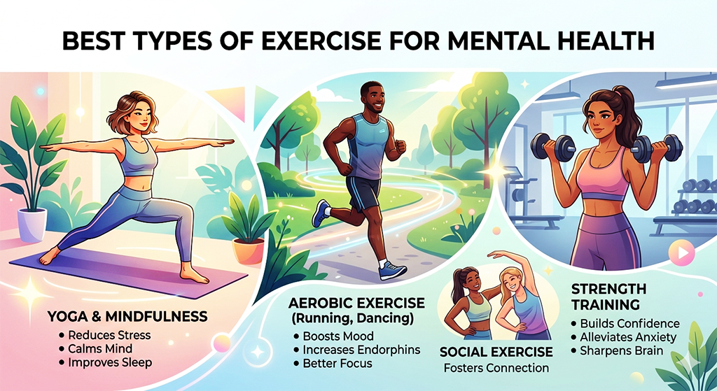 Best Types of Exercise for Mental Health