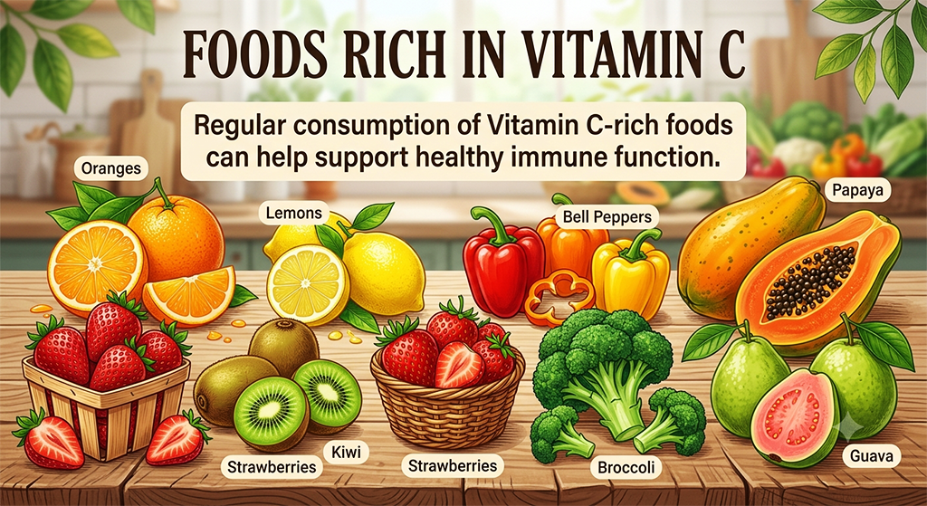Foods Rich in Vitamin C