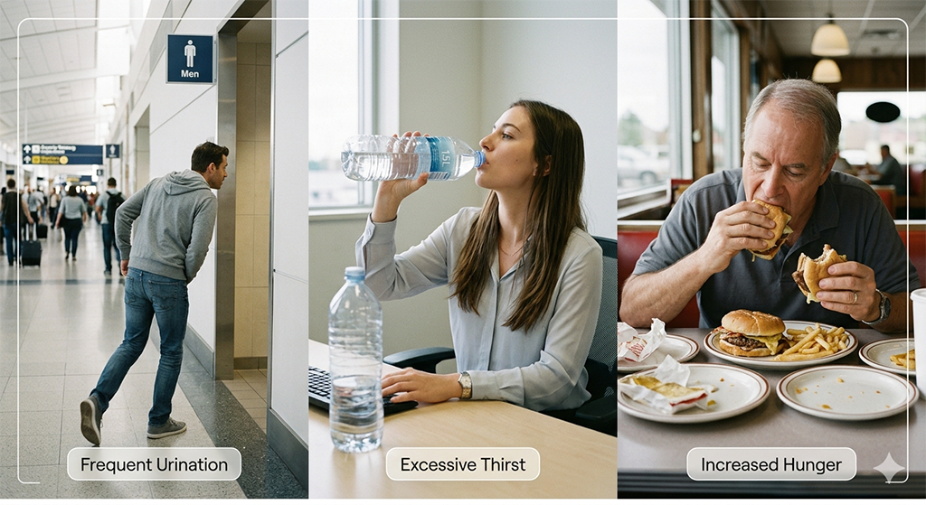 Frequent Urination Excessive Thirst Increased Hunger