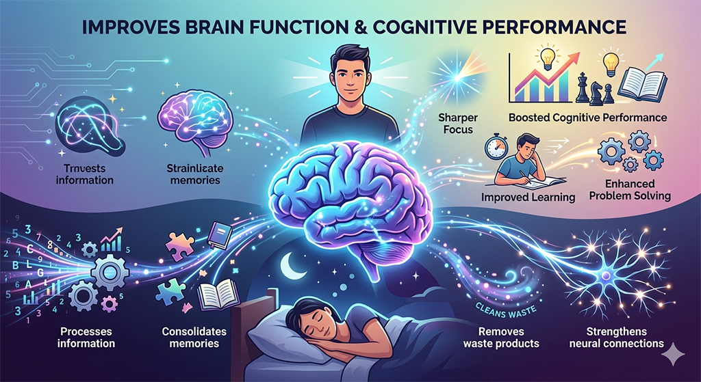 Improves Brain Function and Cognitive Performance