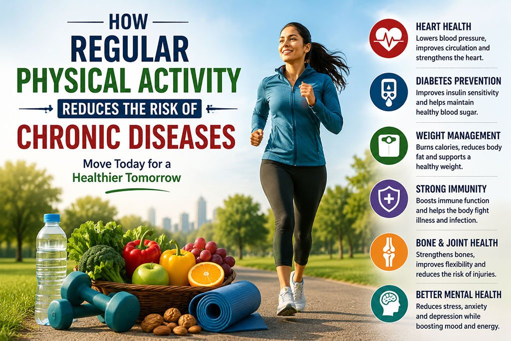 How regular physical activity reduces risk of chronic diseases