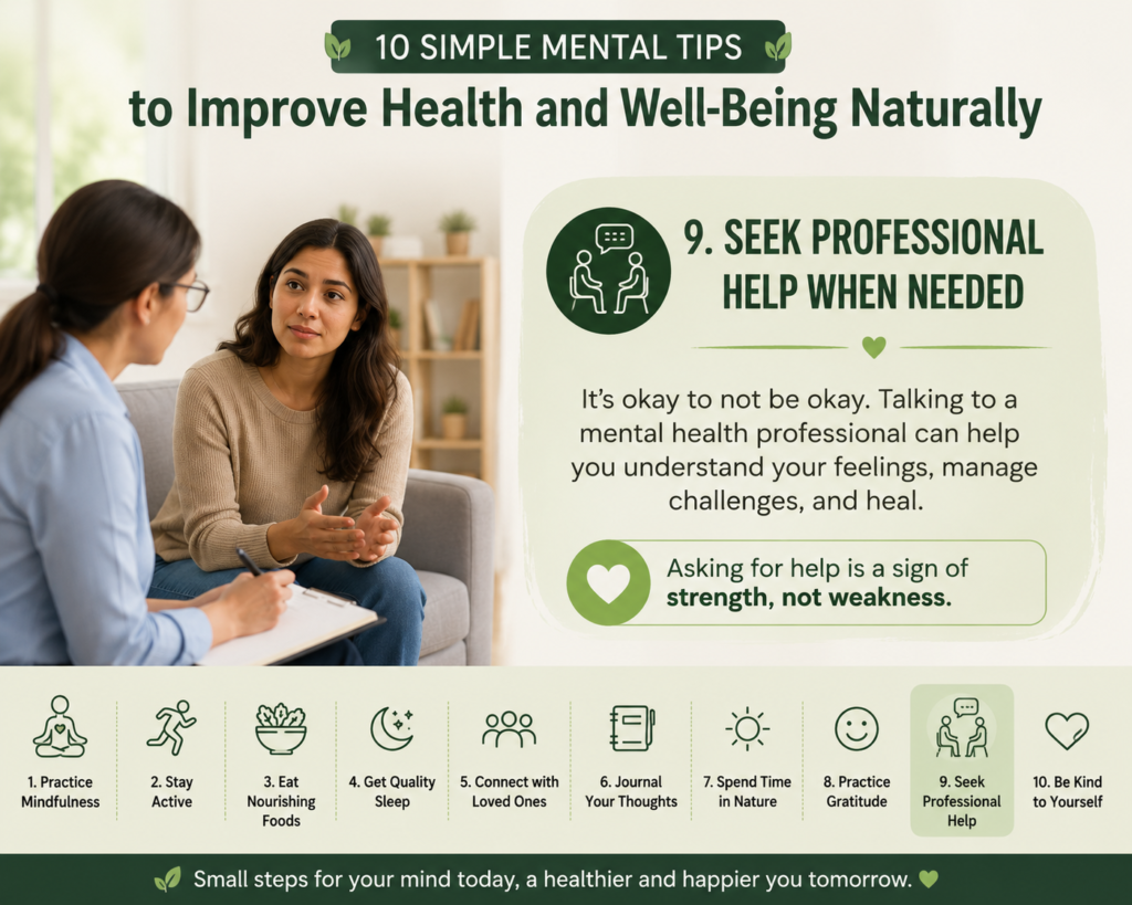 Seek Professional Help When Needed