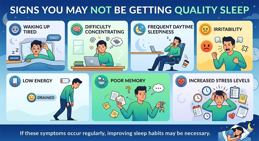 Signs You May Not Be Getting Quality Sleep