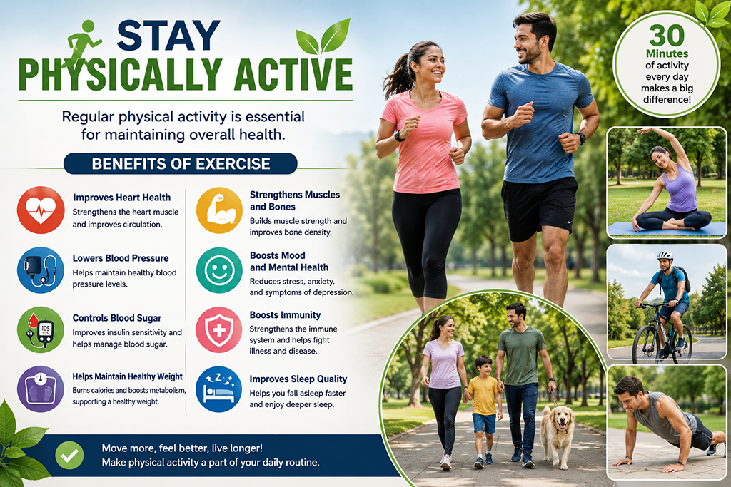 Stay physically active