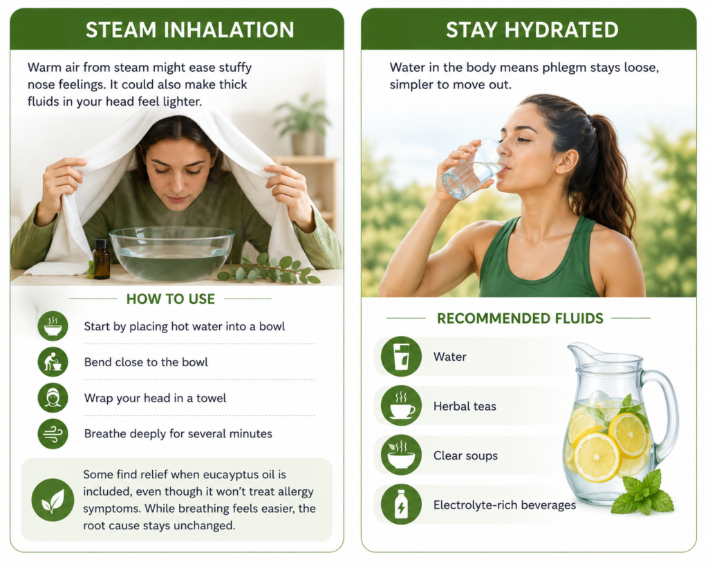 Steam inhalation