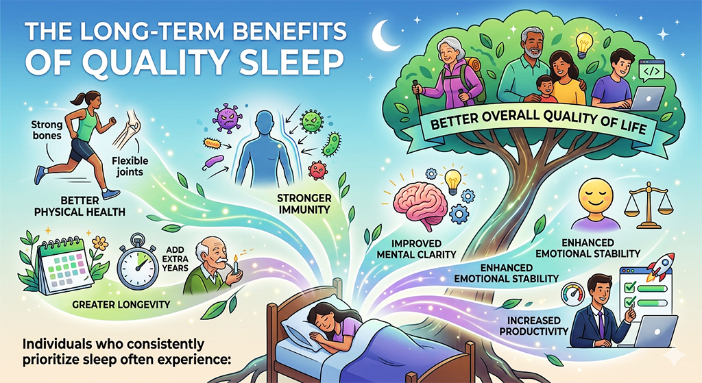 The Long-Term Benefits of Quality Sleep