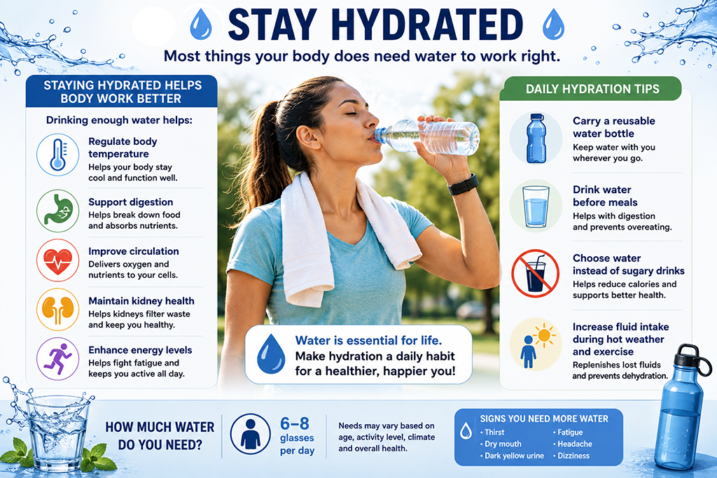stay hydrated