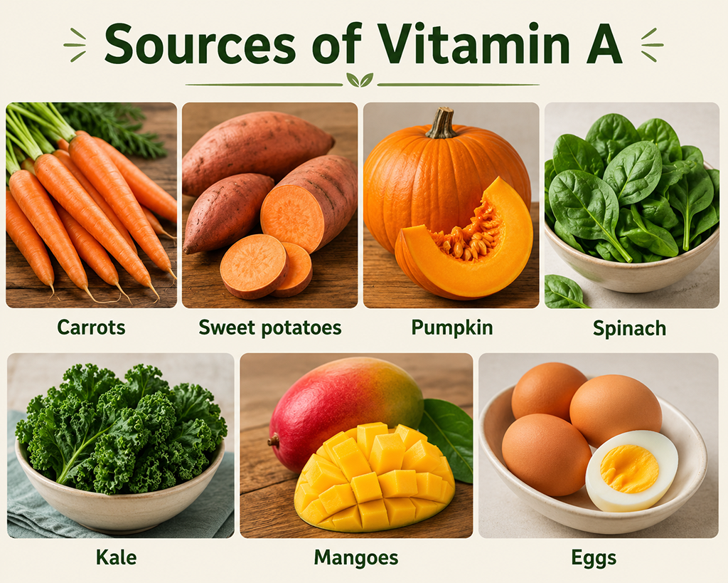 Sources of Vitamin A