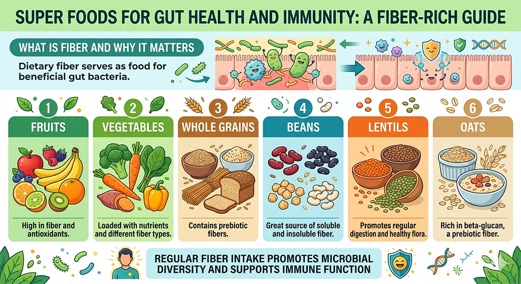 b12d3 Foods that support gut health and immunity