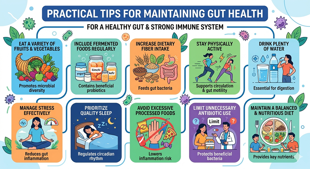 b12d3 Practical tips for maintaining gut health