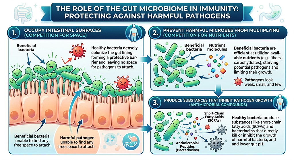 b12d3 The role of the gut microbiome in immunity