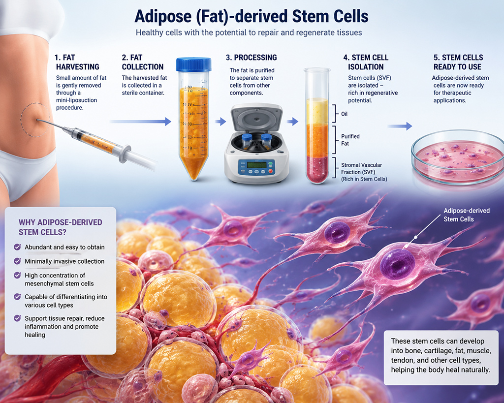 Adipose (Fat)-derived stem cells