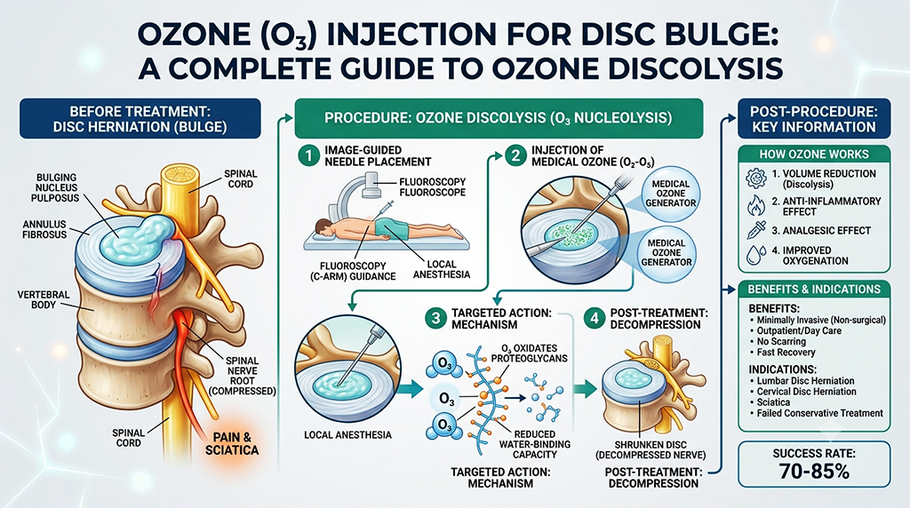 Ozone (O₃) Injection for Disc Bulge