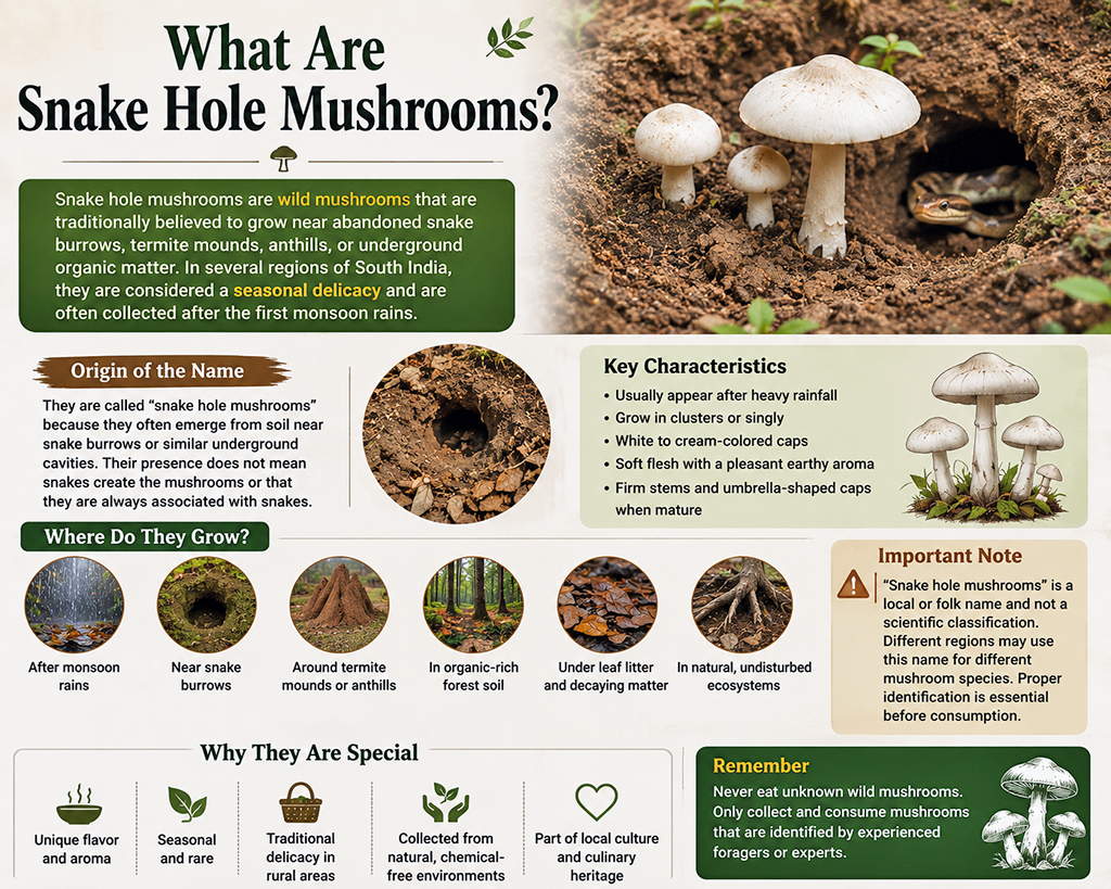 snake hole mushrooms