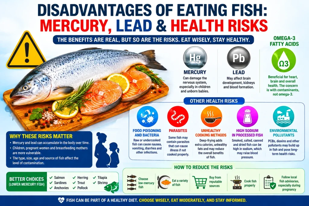 Disadvantages of Eating Fish: Mercury, Lead, Omega-3 & Health Risks