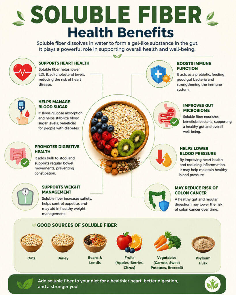 Health Benefits of Soluble Fiber