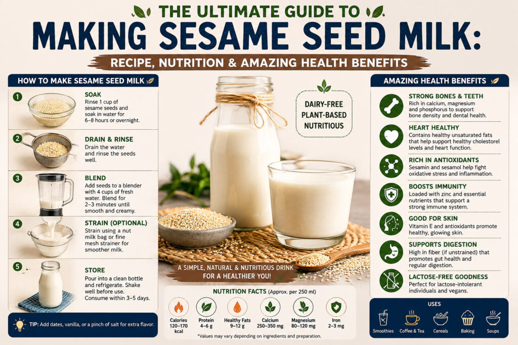 Sesame Seed Milk