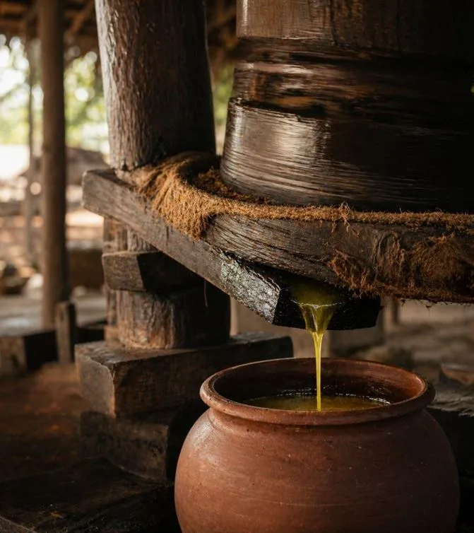 Potential benefits of traditional wood-pressed oil