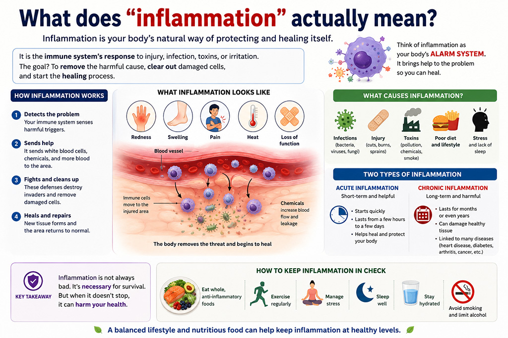 What does inflammation actually mean