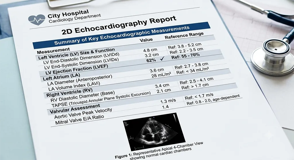 What does a 2D Echo evaluate?