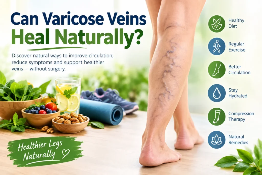 Can varicose veins heal naturally?