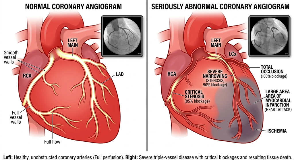 Why is an angiogram necessary