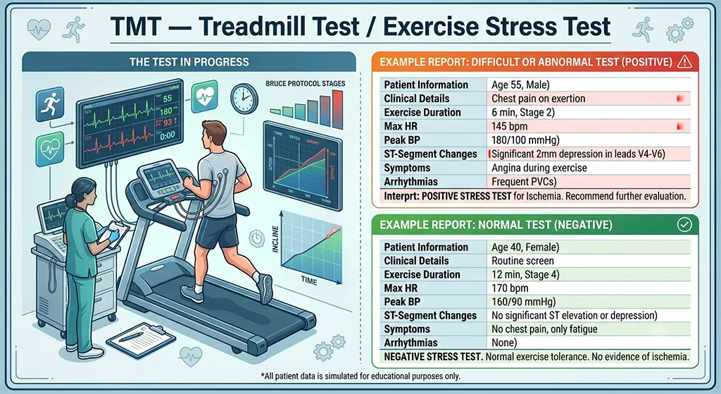 3. TMT — Treadmill Test / Exercise Stress Test