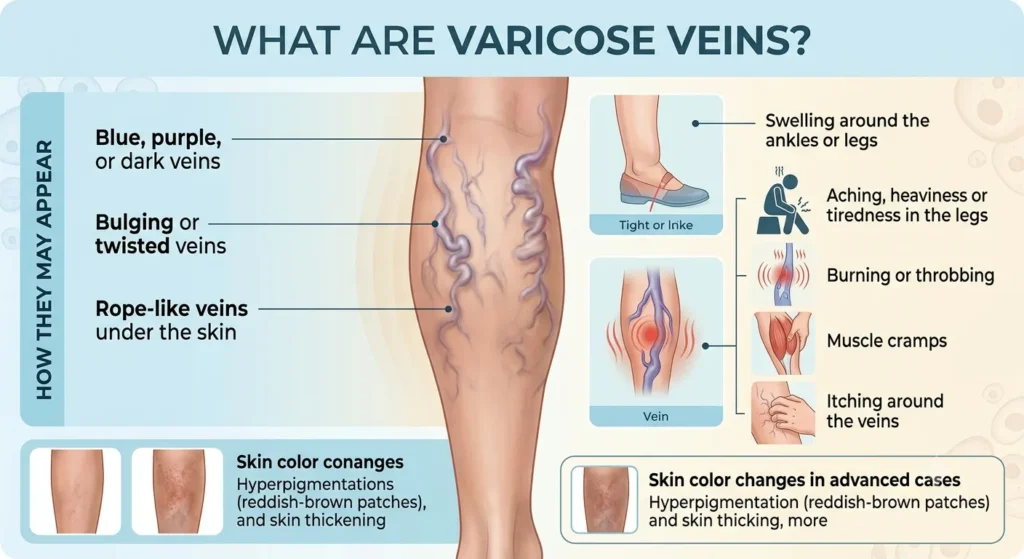 Varicose Veins: Causes, Symptoms, Natural Treatment and Prevention