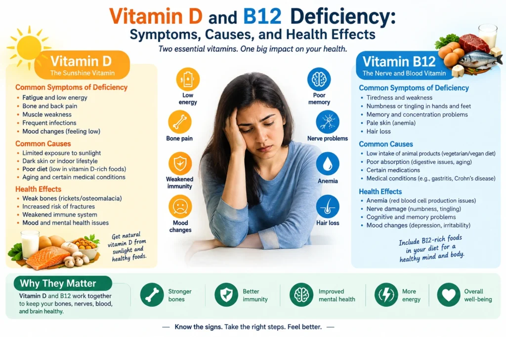 Vitamin D and B12 Deficiency