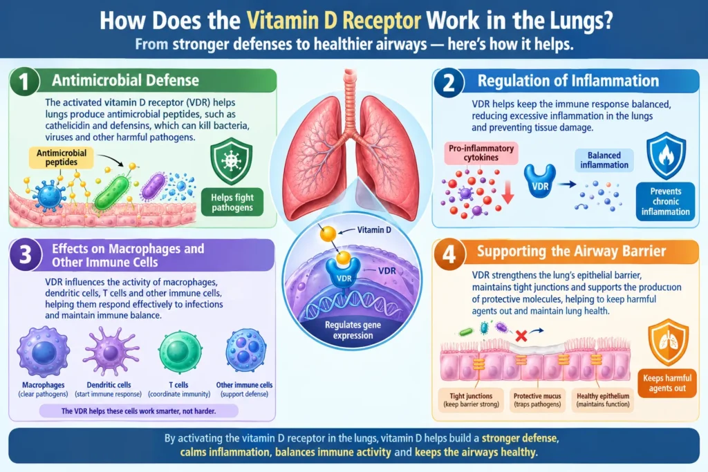 How Does the Vitamin D Receptor Work in the Lungs?