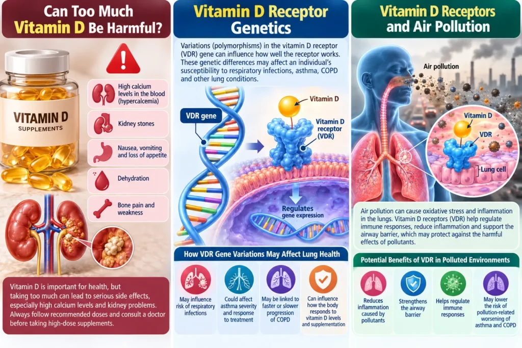 Vitamin D Receptors and Respiratory Infections